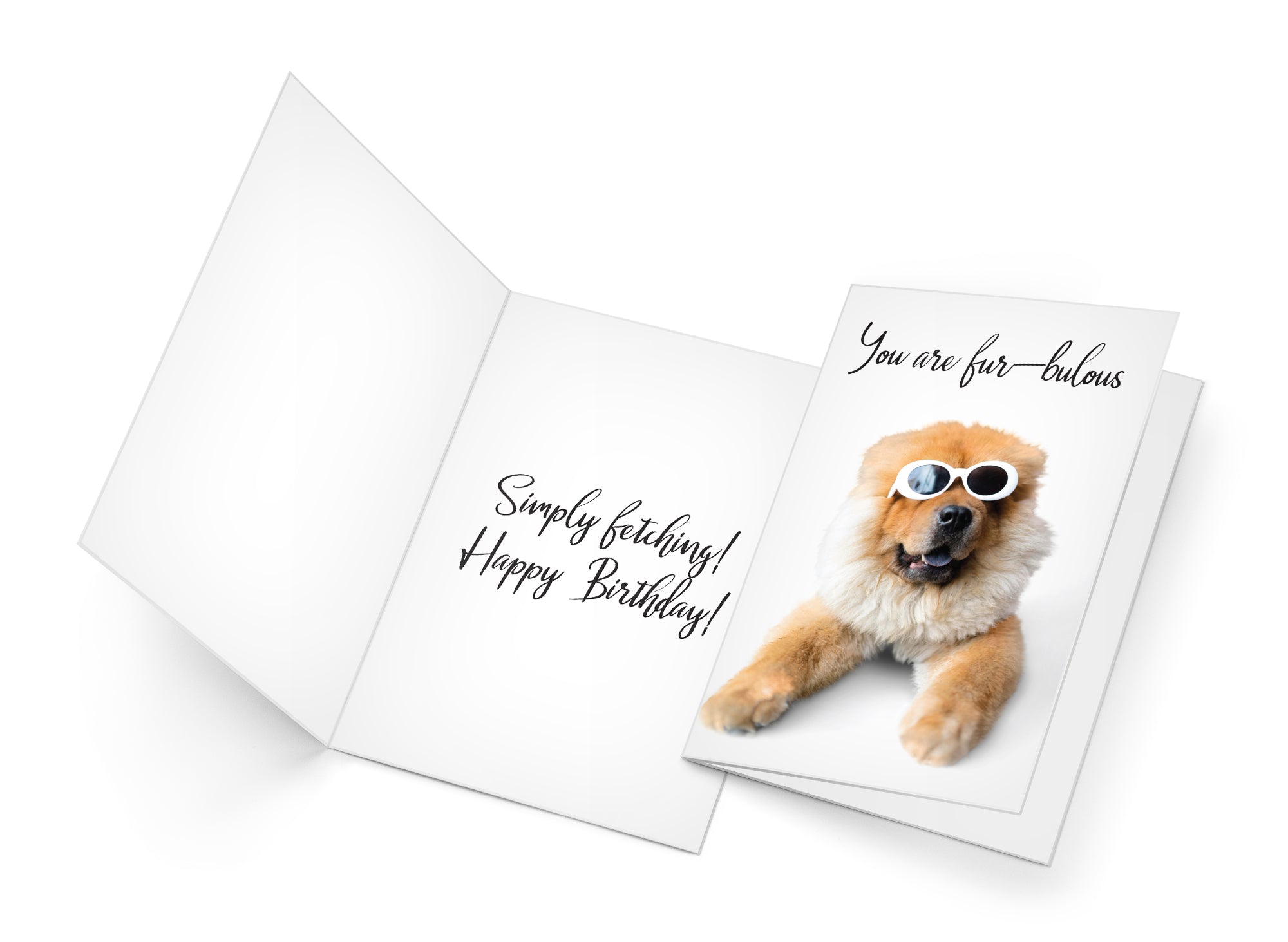 Funny Dog Birthday Card Pun With Sunglasses