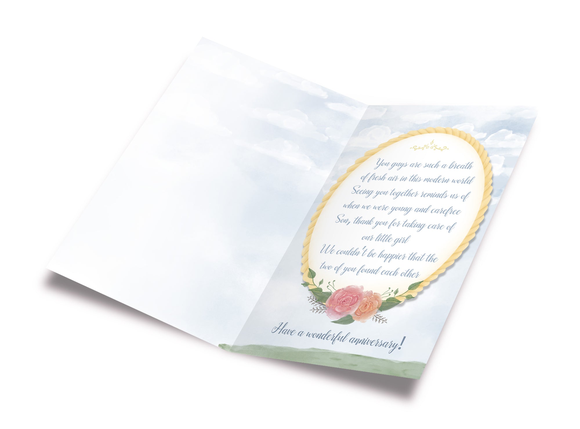 Anniversary Card For Daughter & Son In Law