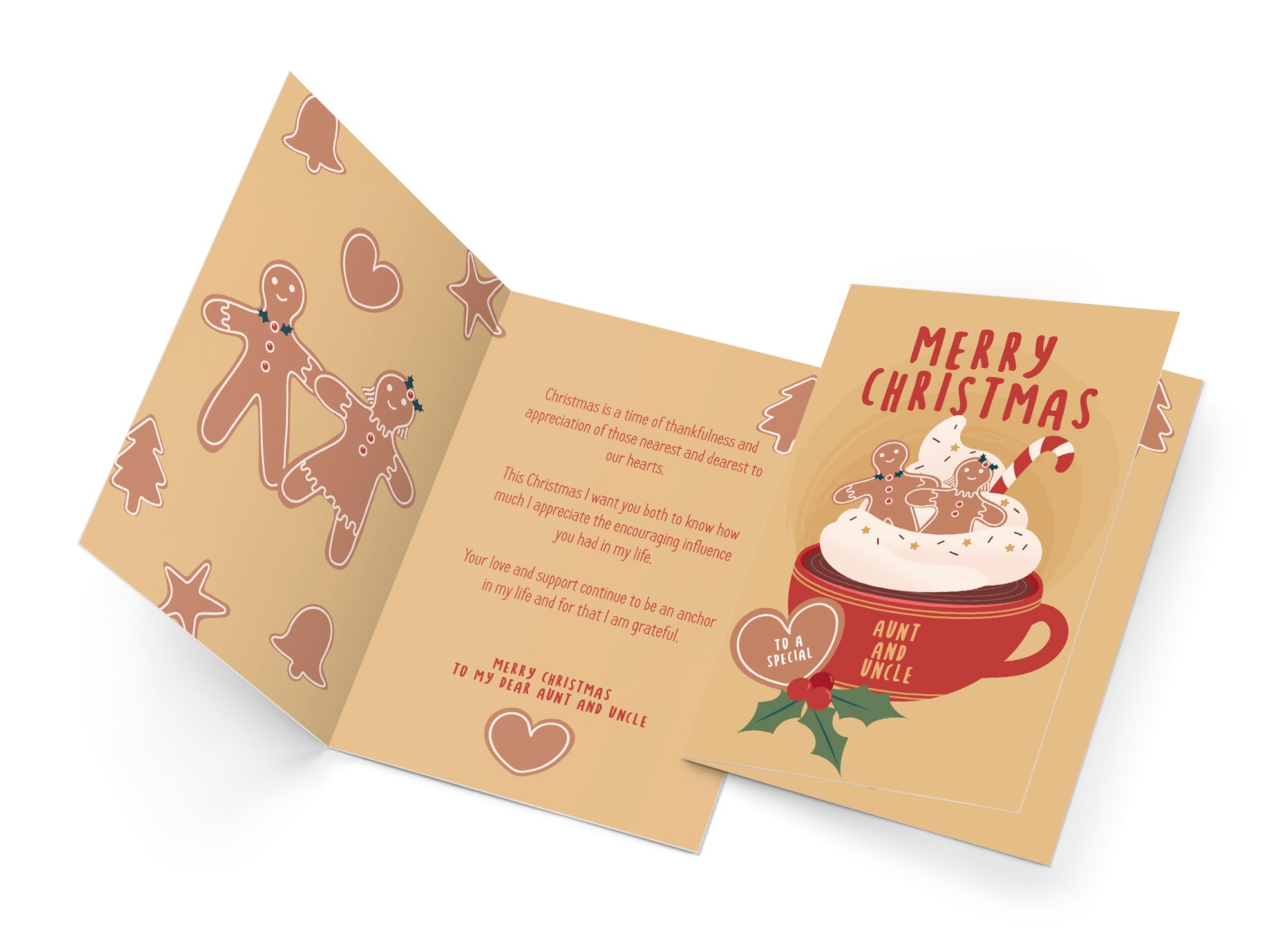 Christmas Card For Aunt & Uncle