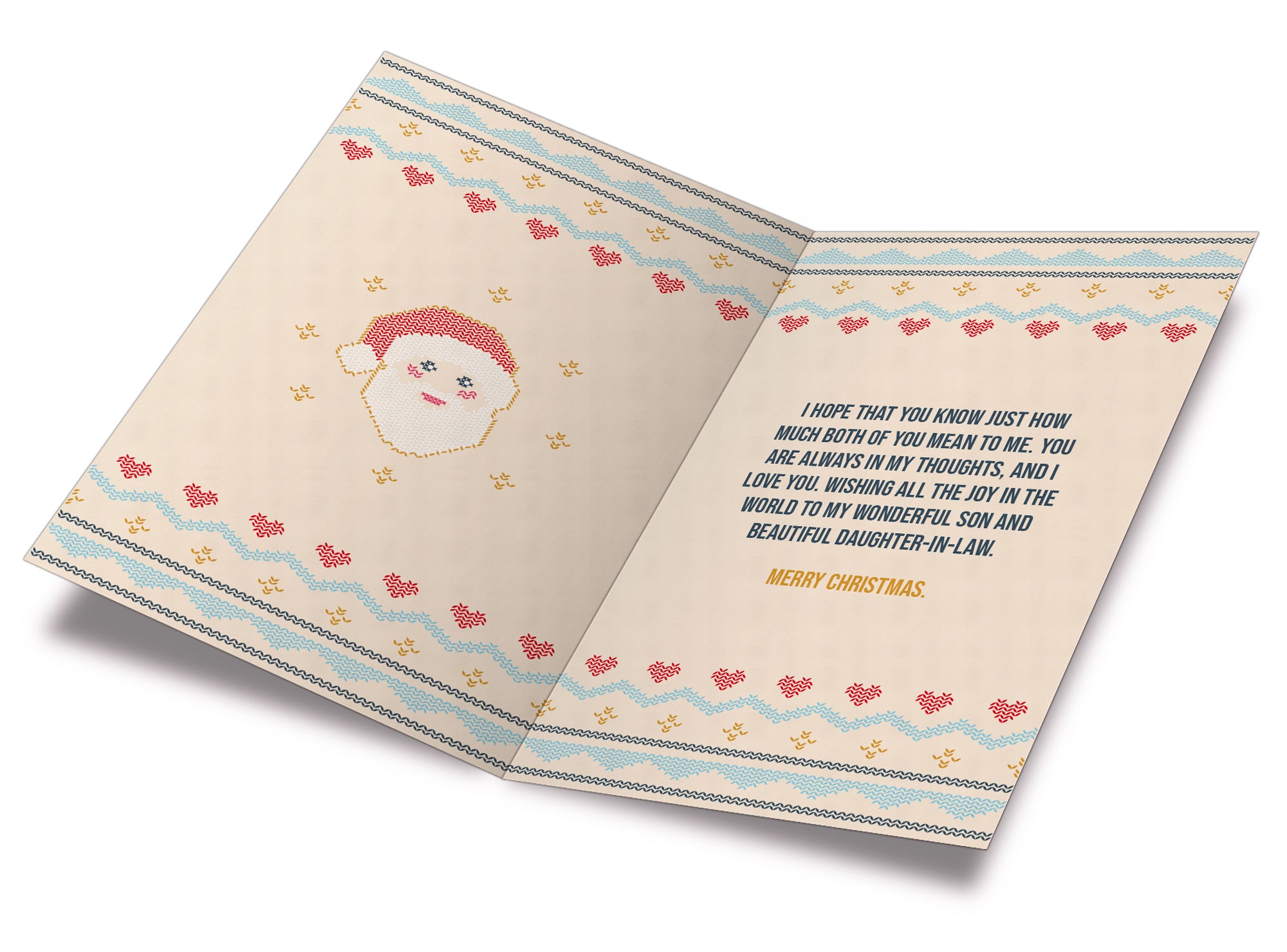 Christmas Card Son & Daughter In Law