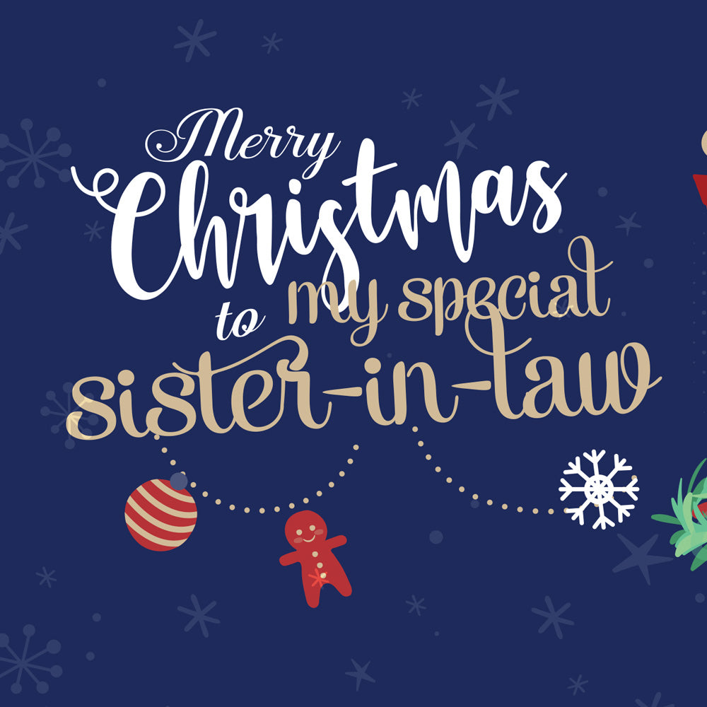 Christmas Card Sister In Law