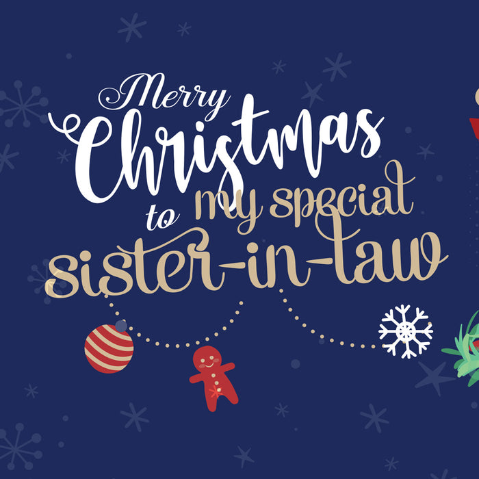 Christmas Card Sister In Law