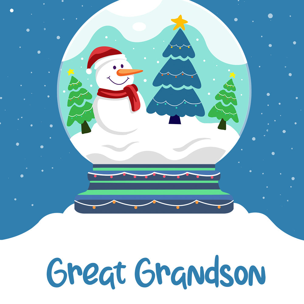 Christmas Card For Great Grandson