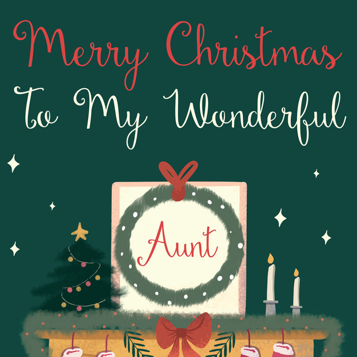Christmas Card For Aunt