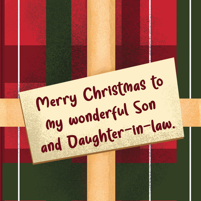 Christmas Card For Son & Daughter In Law