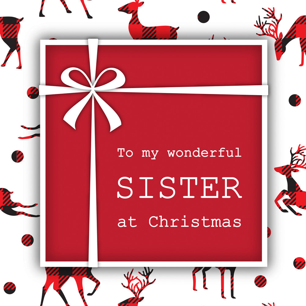 Christmas Card For Sister