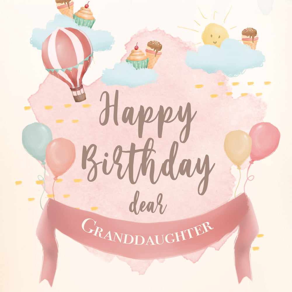 Birthday Card For Granddaughter