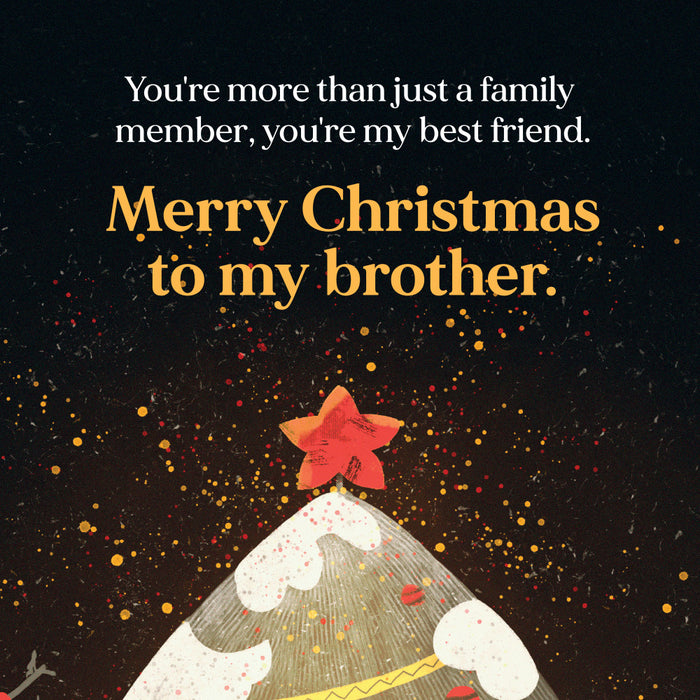 Christmas Card For Brother
