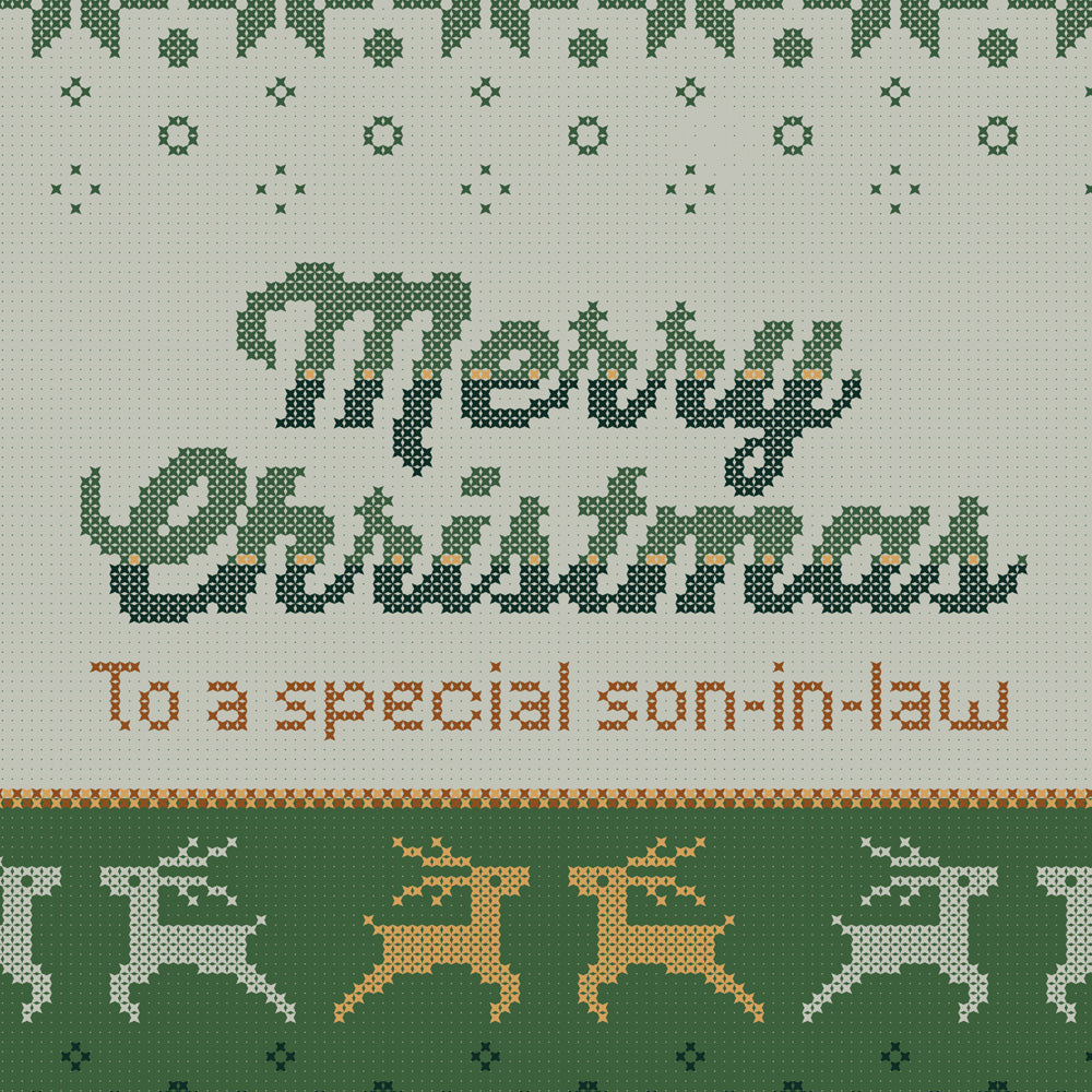 Christmas Card For Son In Law