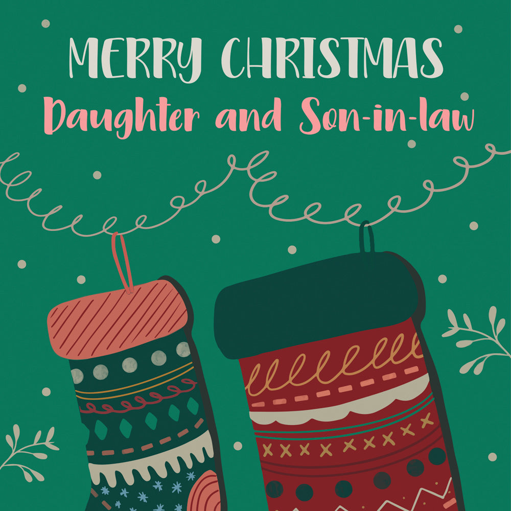 Christmas Card Daughter & Son In Law