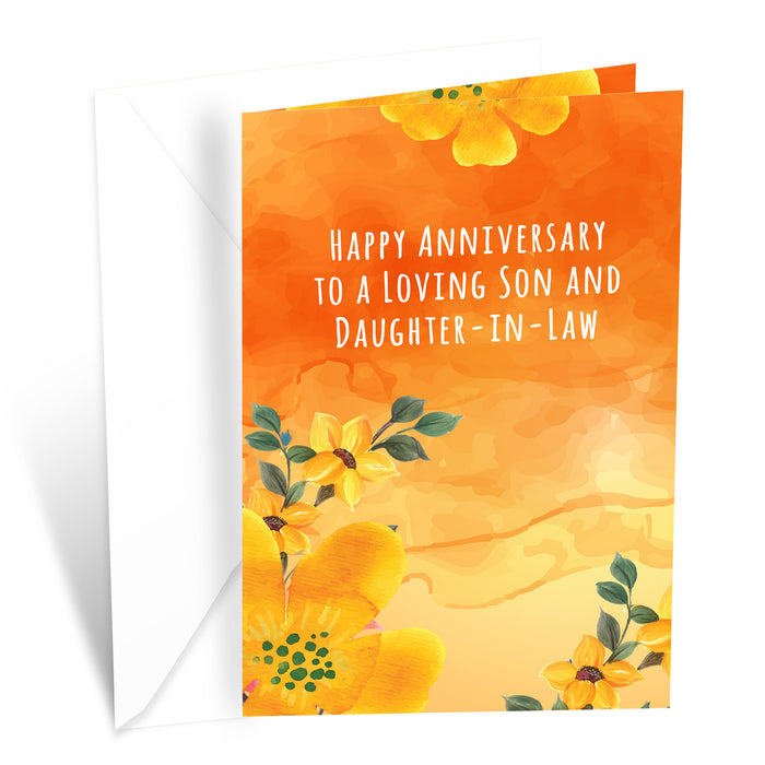 Anniversary Card For Son & Daughter In Law