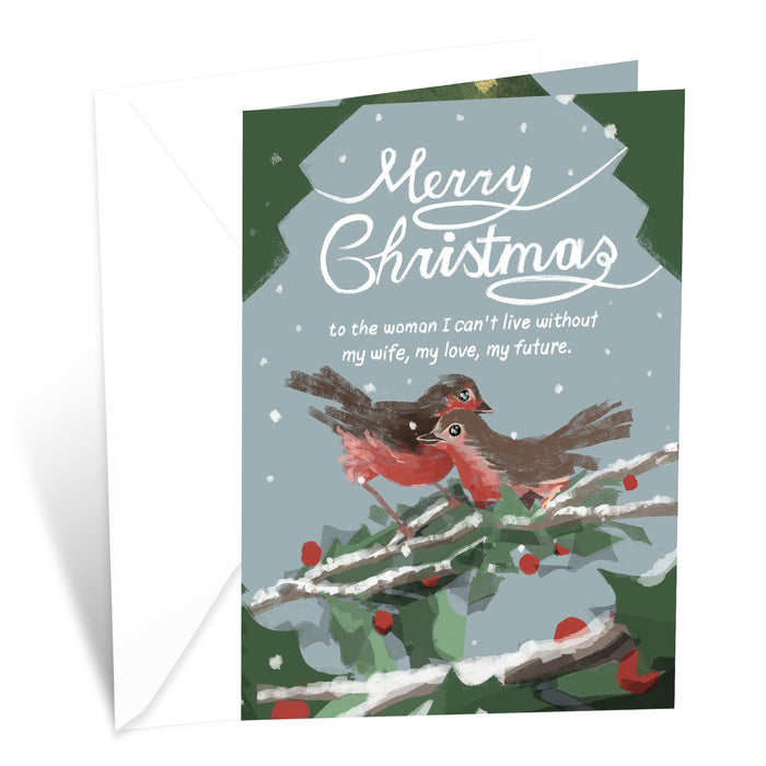 Christmas Card For Wife Love