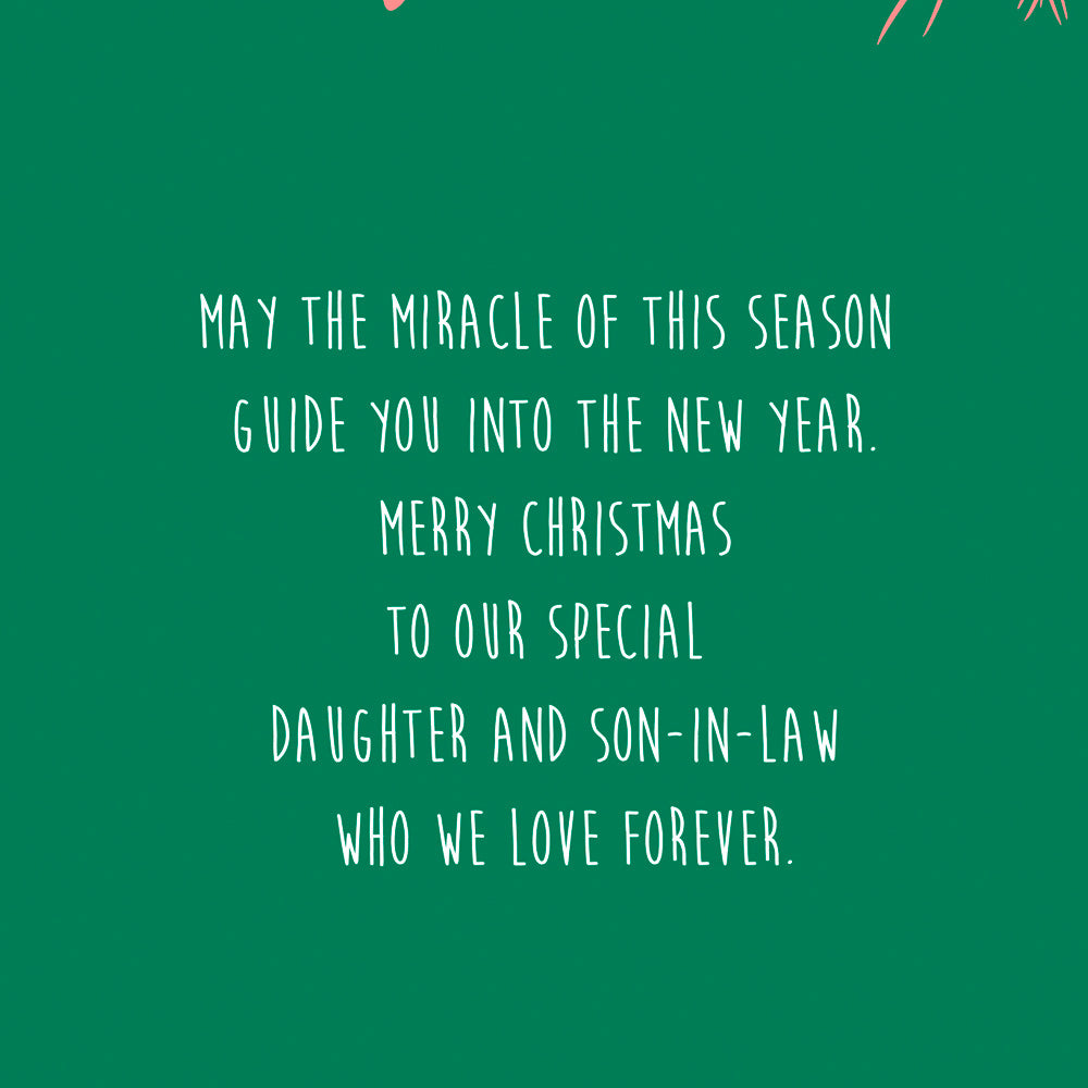 Christmas Card Daughter & Son In Law