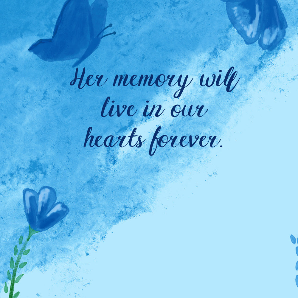 Loss of Daughter Sympathy Card