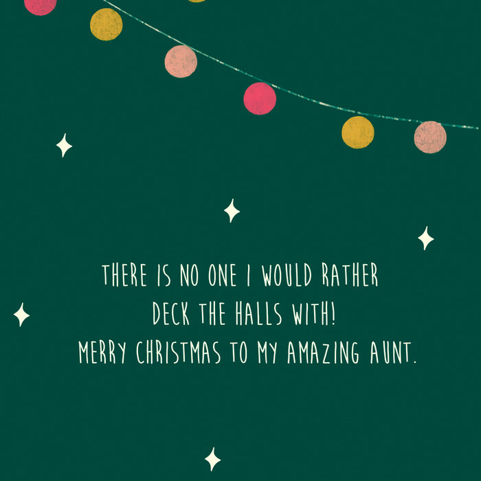 Christmas Card For Aunt