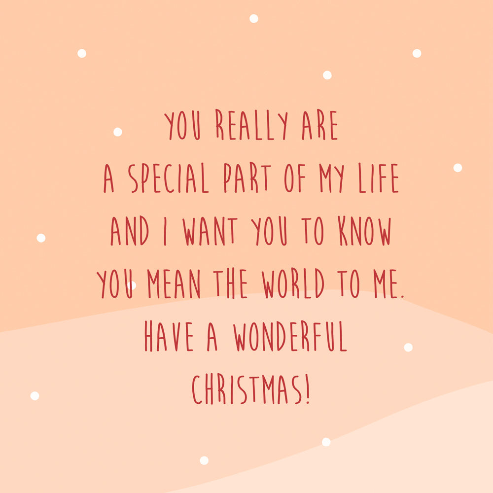 Christmas Card For Granddaughter