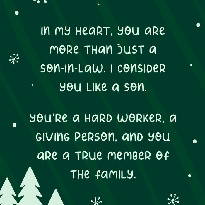Christmas Card Son In Law