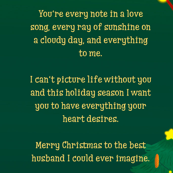 Christmas Card For Husband Love