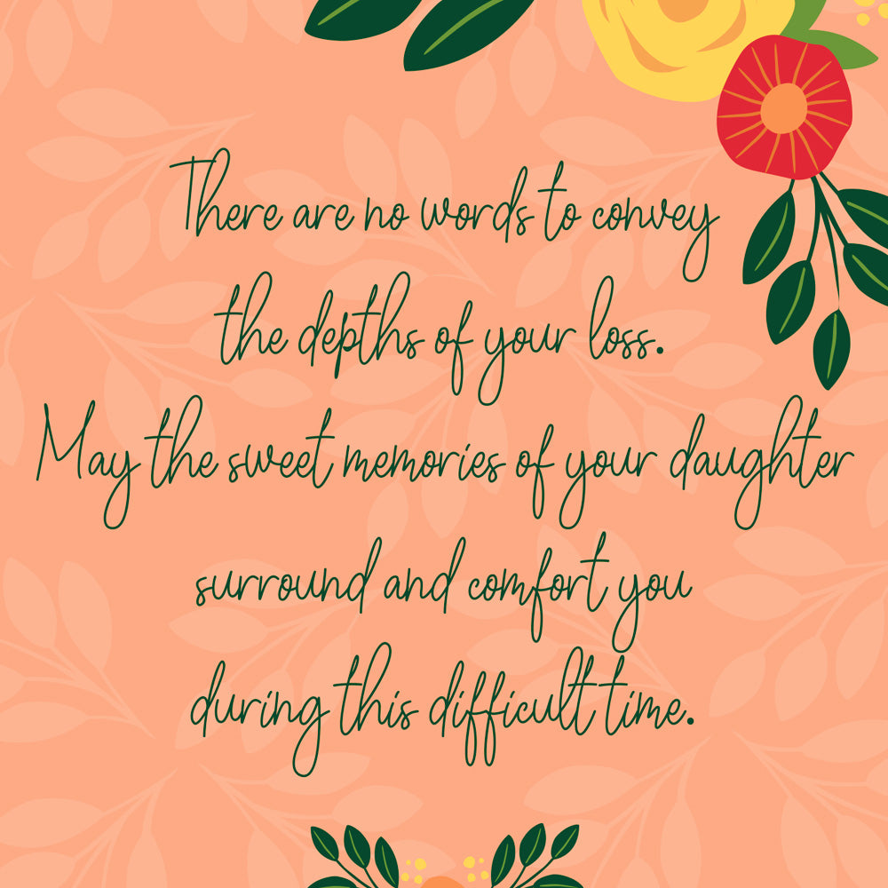 Sympathy Card Loss of Daughter