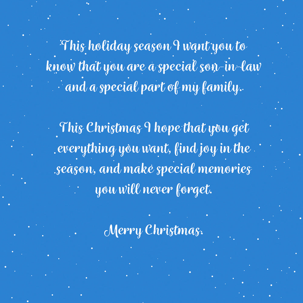 Christmas Card Son In Law