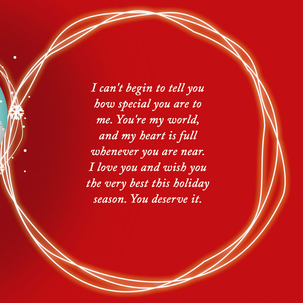 Christmas Card For Wife Romantic