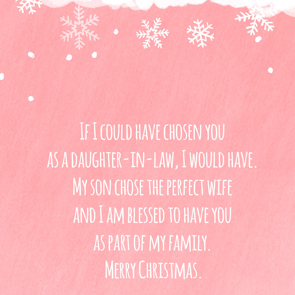 Christmas Card Daughter In Law