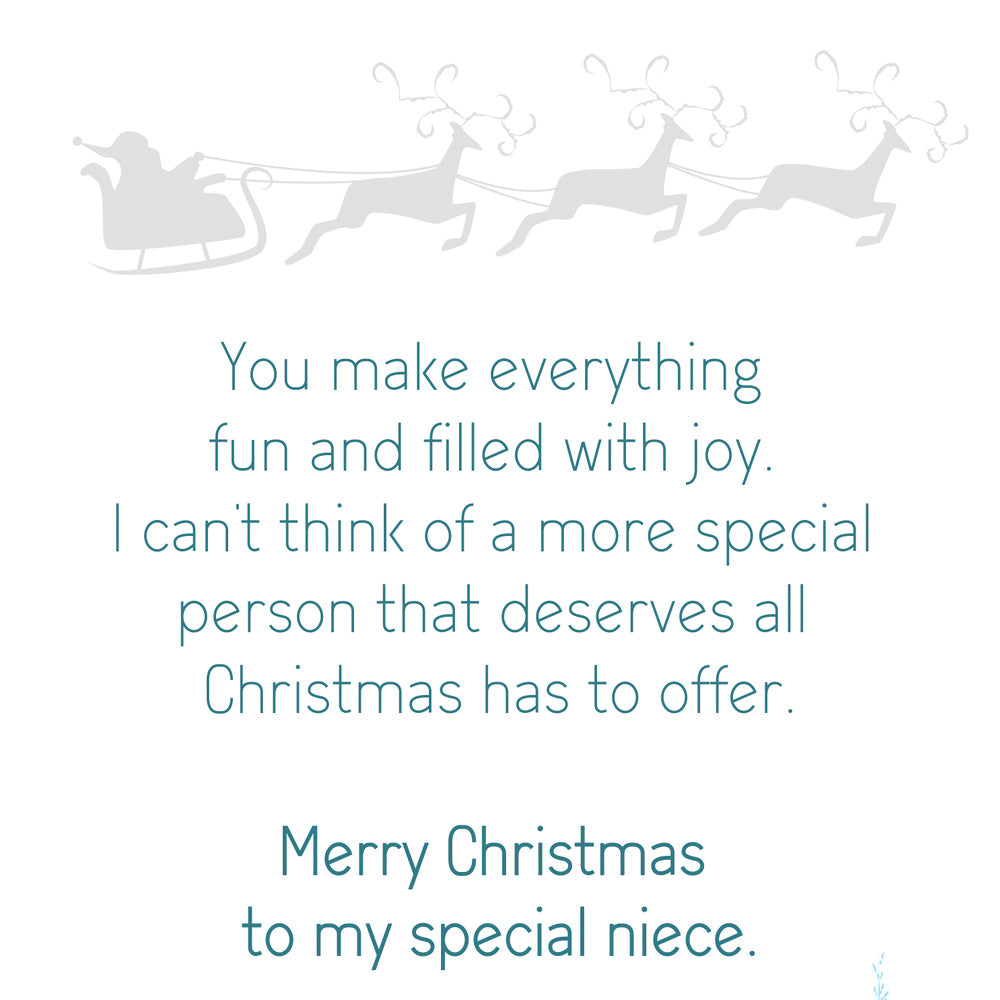Christmas Card Niece