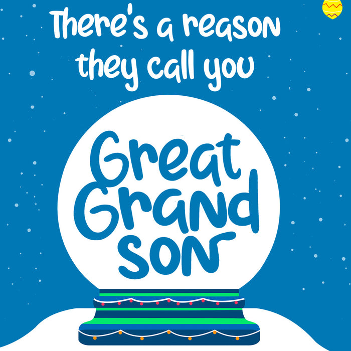 Christmas Card For Great Grandson