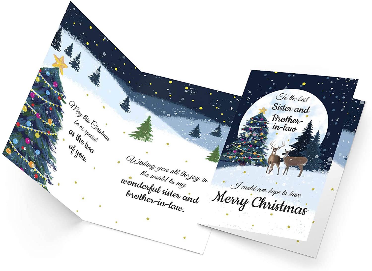 Christmas Card Sister & Brother In Law