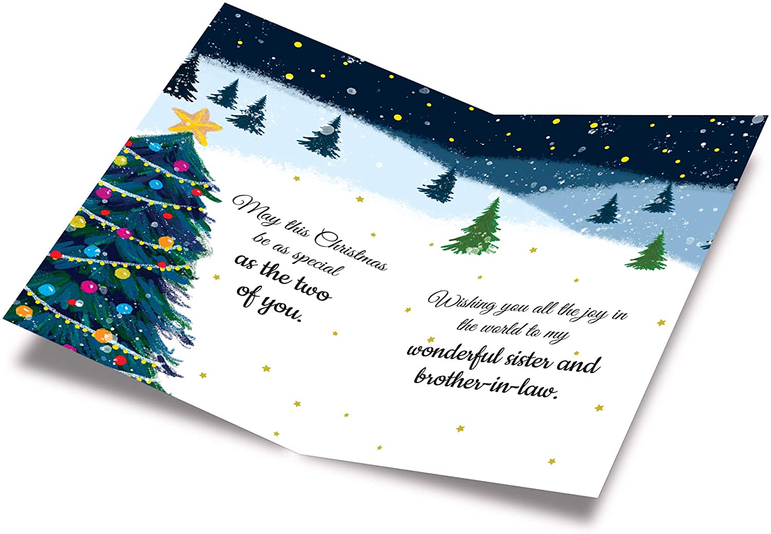 Christmas Card Sister & Brother In Law