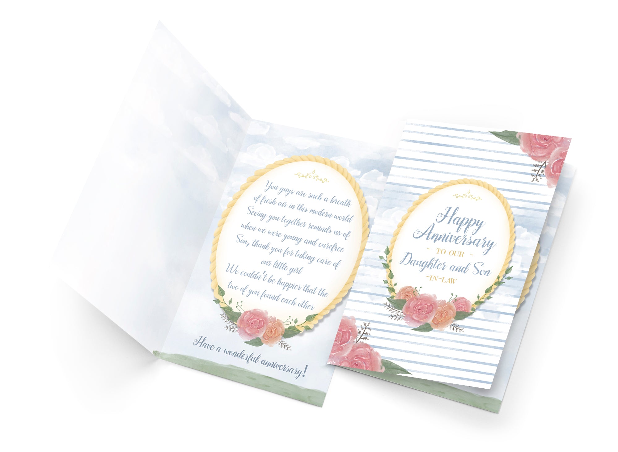 Anniversary Card For Daughter & Son In Law