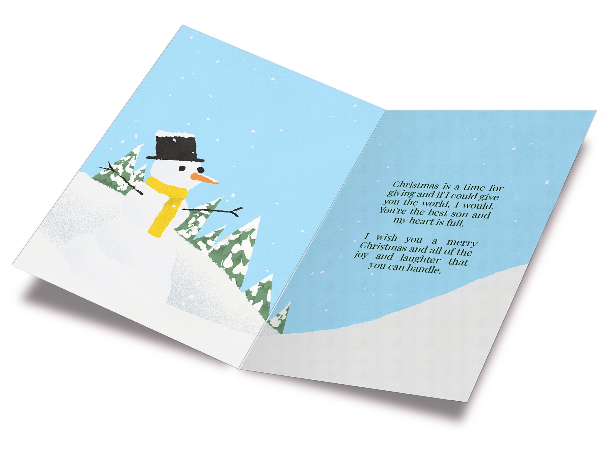 Christmas Card For Son