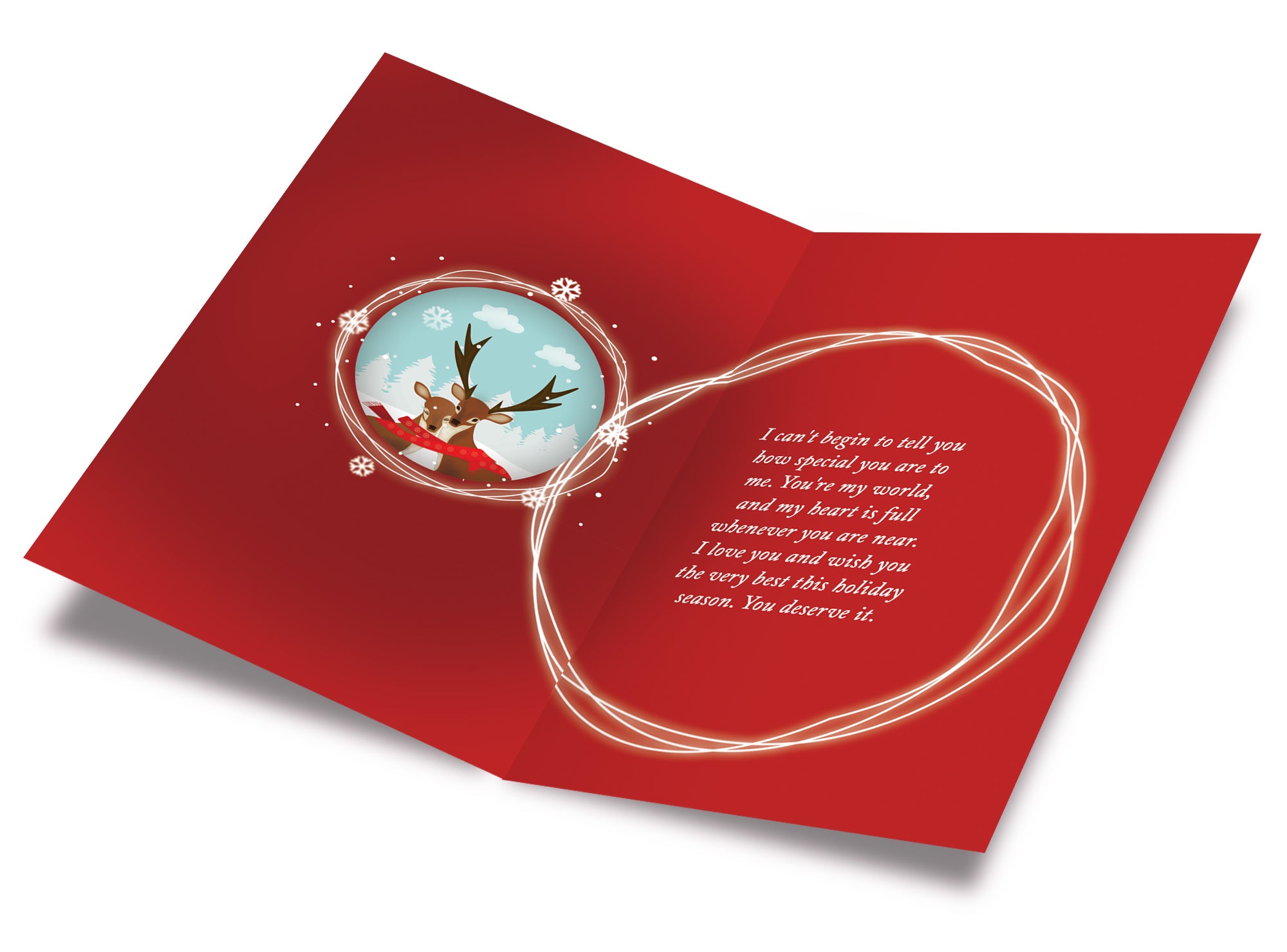 Christmas Card For Wife Romantic