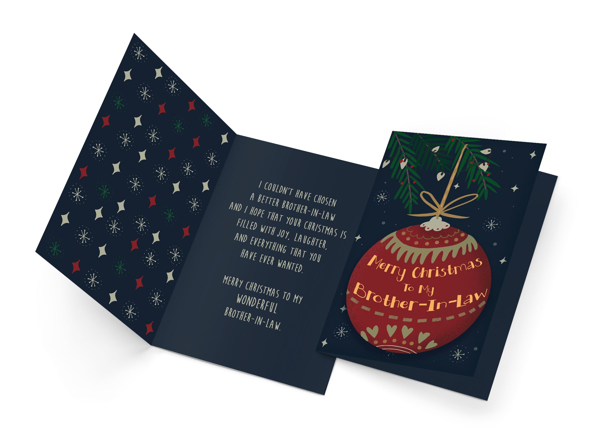 Christmas Card For Brother In Law