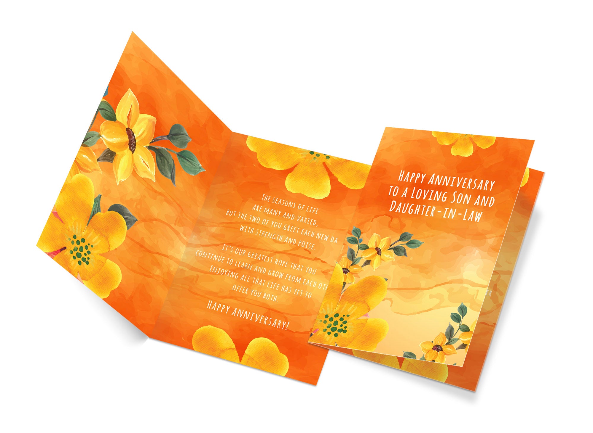 Anniversary Card For Son & Daughter In Law