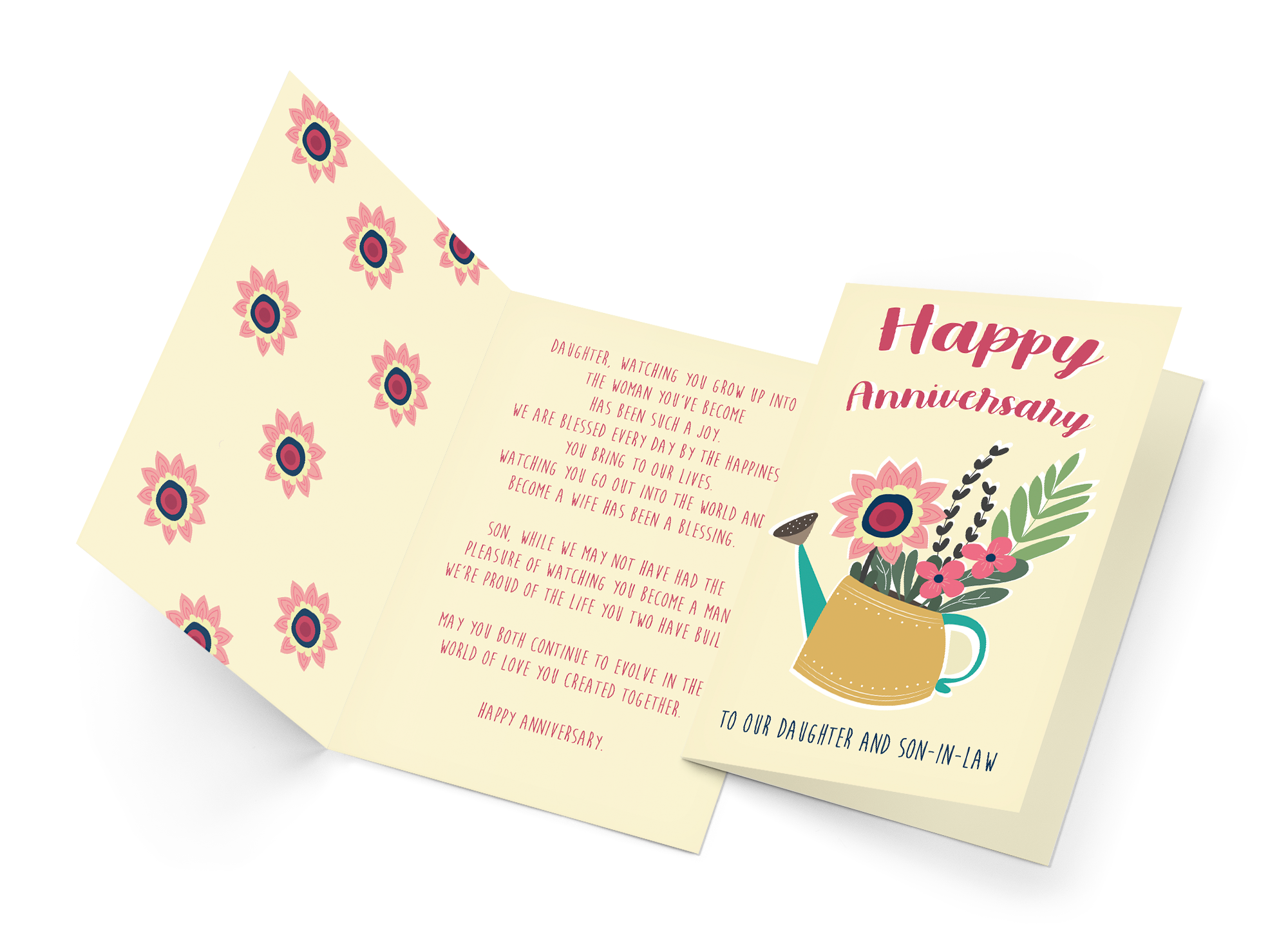 Anniversary Card Daughter & Son In Law