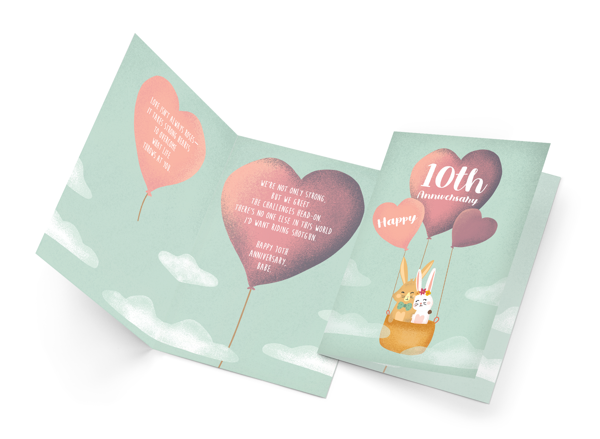 Ten Year Anniversary Card (10th)