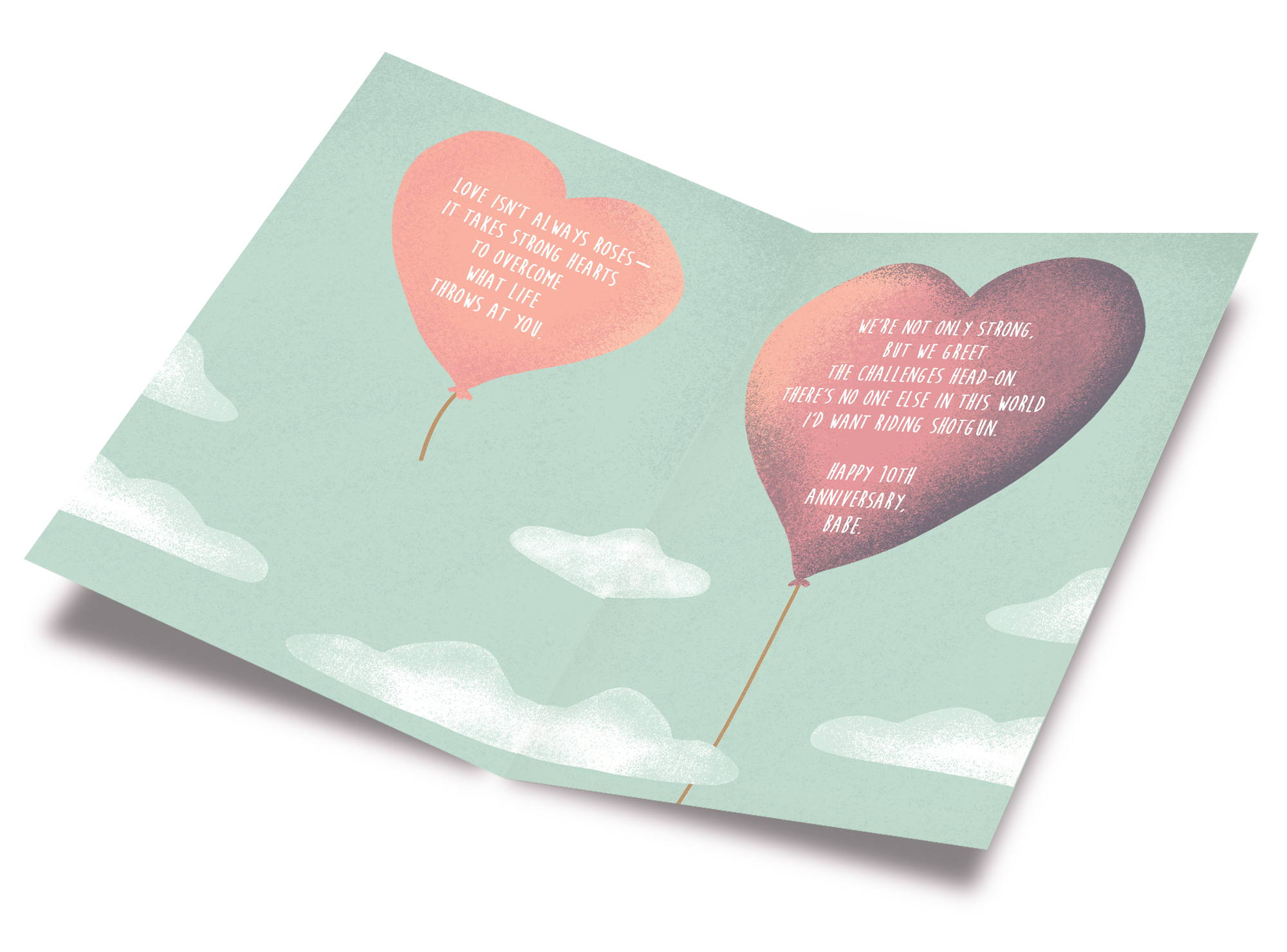 Ten Year Anniversary Card (10th)