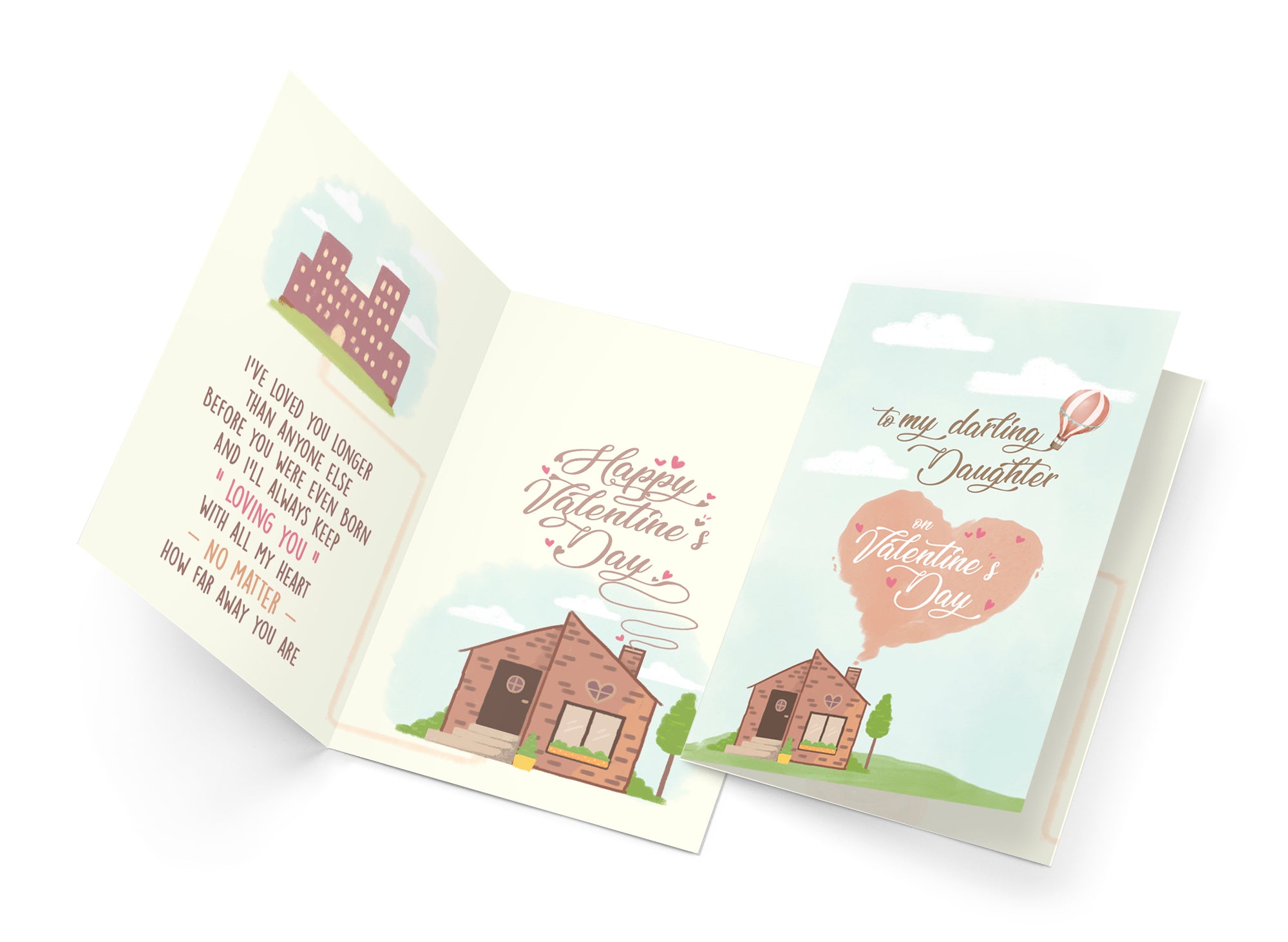 Valentine's Day Card Daughter